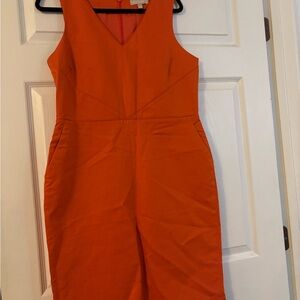 Banana Republic Vibrant Orange Dress